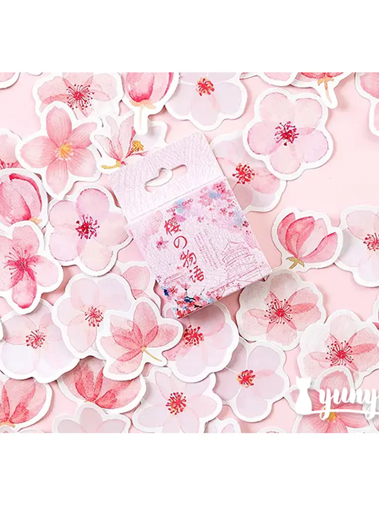 Caja Stickers Sakura - 45 pzas 1