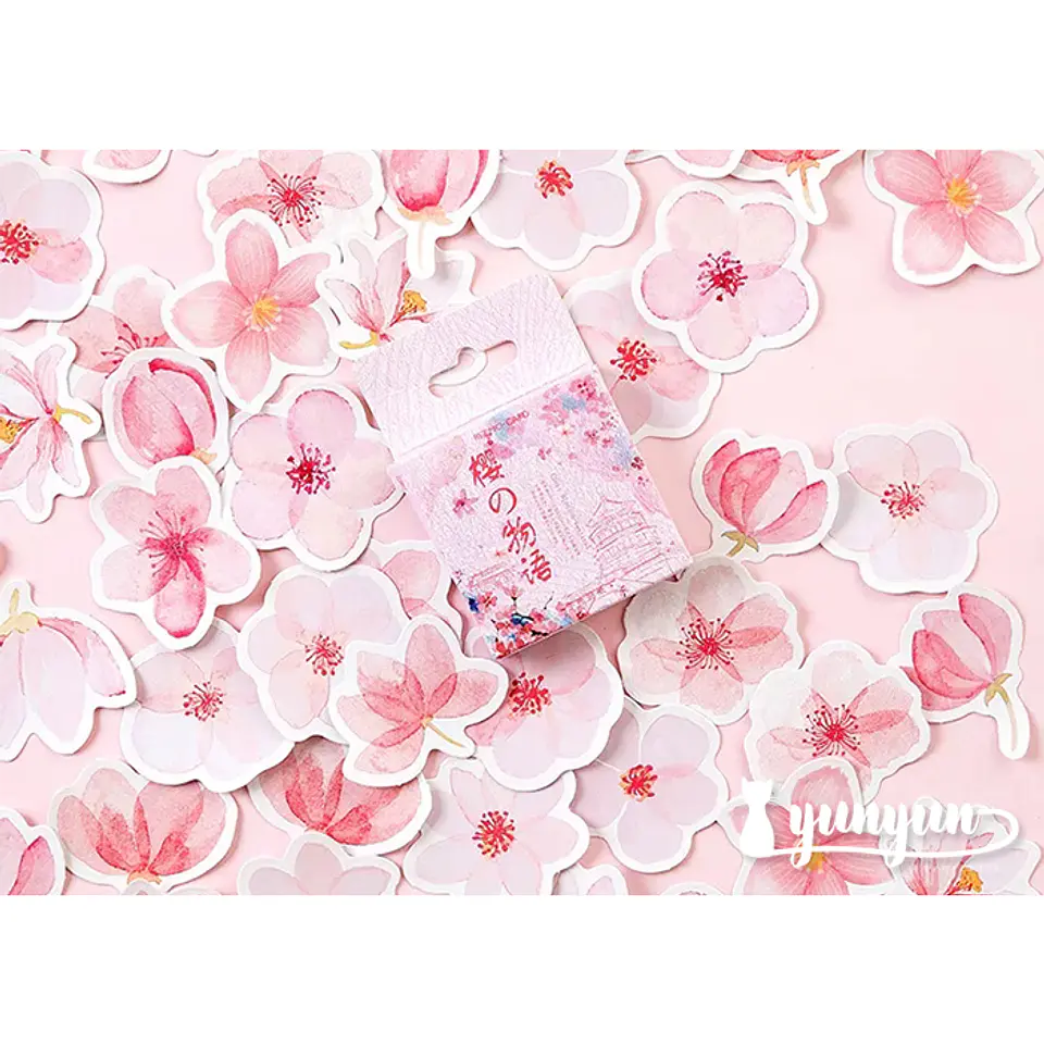 Caja Stickers Sakura - 45 pzas 1