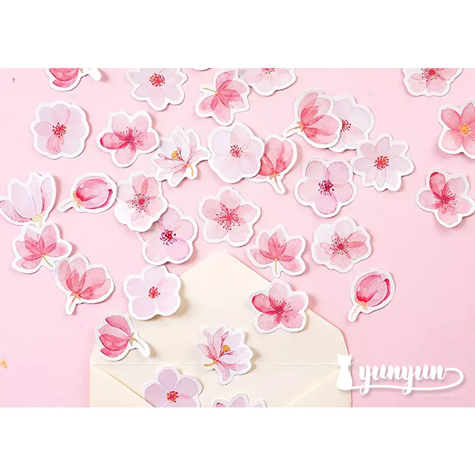 Caja Stickers Sakura - 45 pzas 2