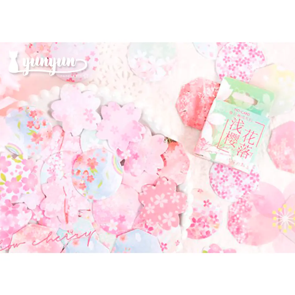Caja Stickers Sakura III - 45 pzas 1