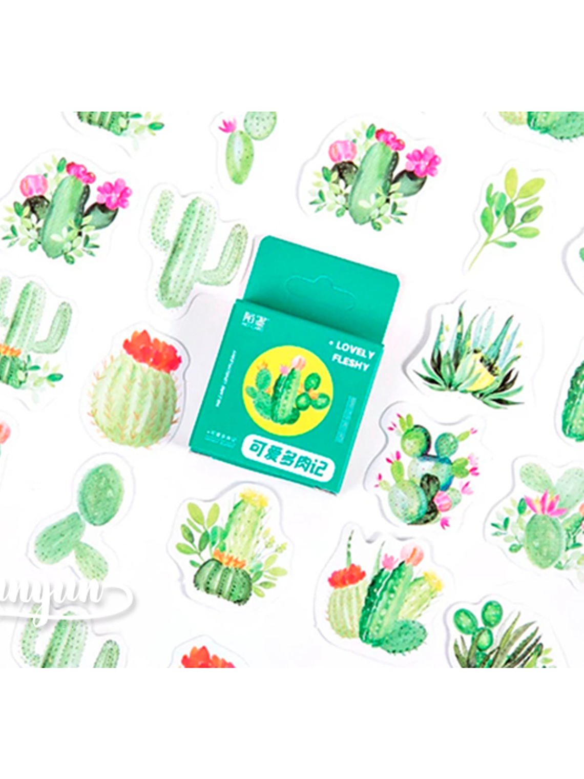 Caja Stickers Cactus I - 45 pzas 1