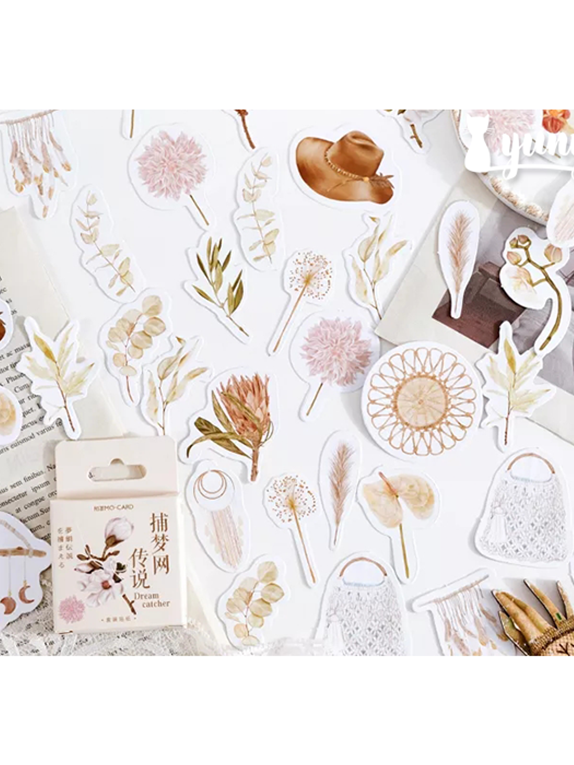 Caja Stickers Botánica #34 1