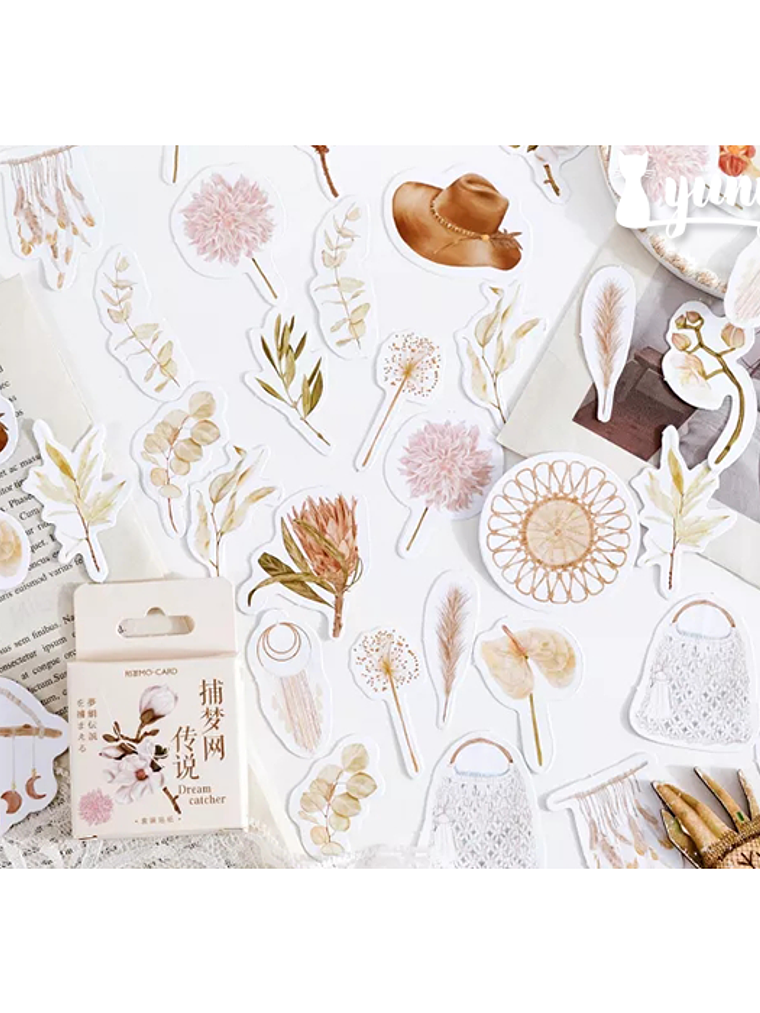 Caja Stickers Botánica #34 1