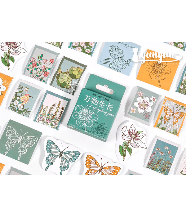 Caja Stickers Botánica #36
