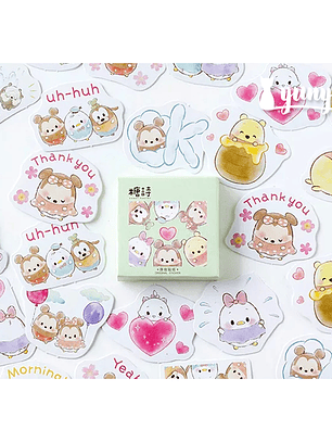 Caja Stickers Cartoon #3