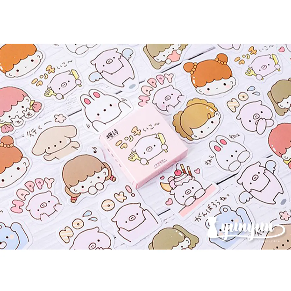 Caja Stickers Cartoon #8 1