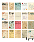 Vintage Paper - 20 pzas