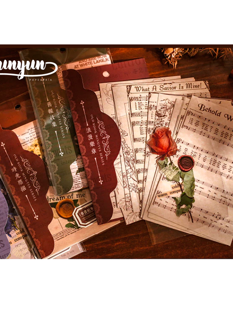 Stickers Old Book - 25 pzas 1