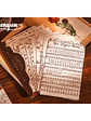 Stickers Old Book - 25 pzas - Miniatura 3