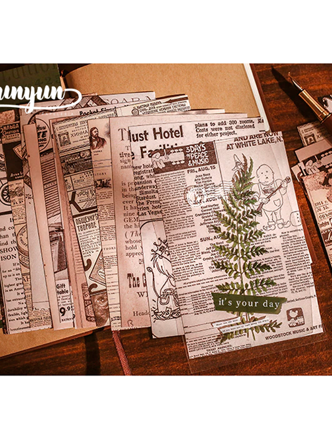 Stickers Old Book - 25 pzas 7