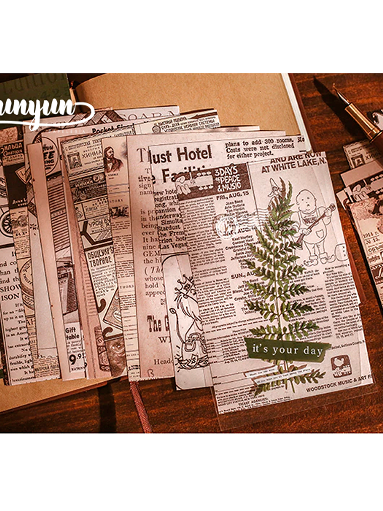 Stickers Old Book - 25 pzas 7