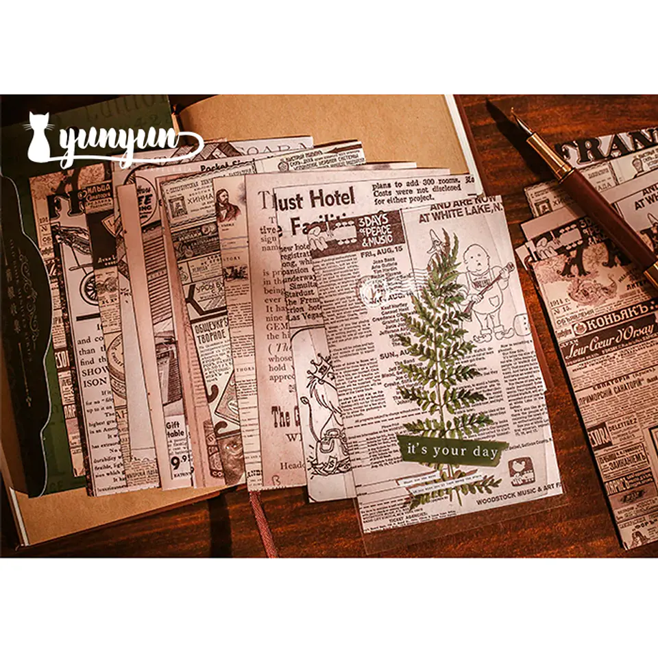 Stickers Old Book - 25 pzas 7
