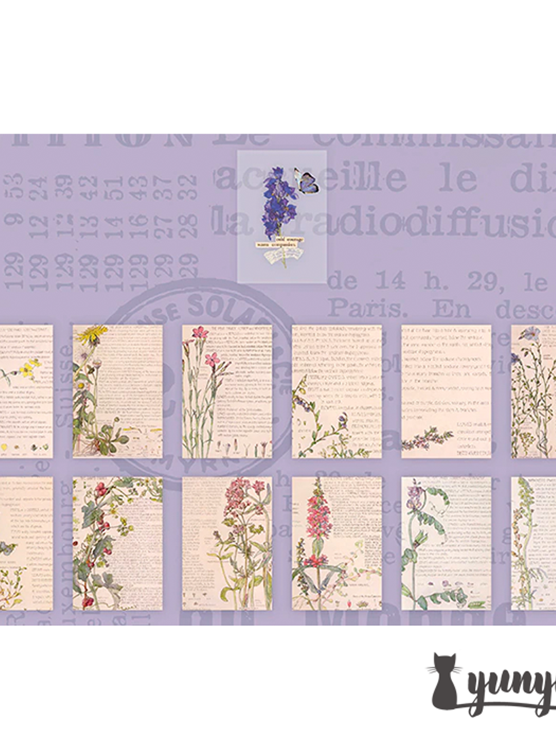 Stickers Old Book - 25 pzas 10