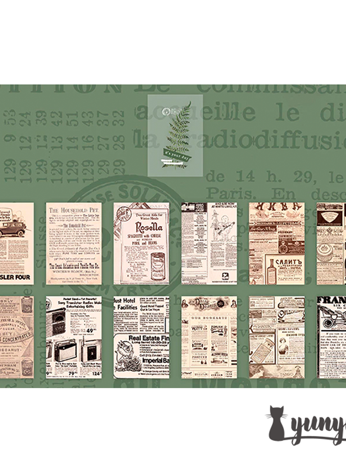 Stickers Old Book - 25 pzas 11