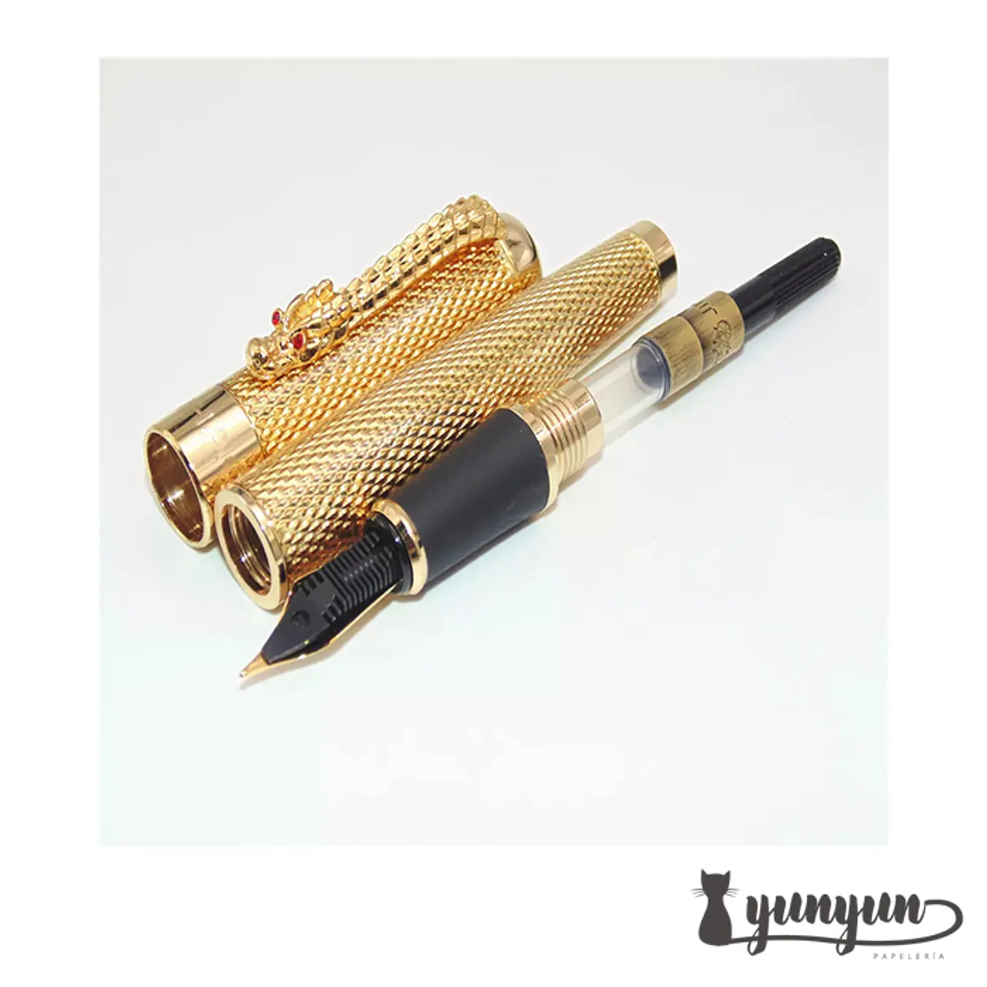 Pluma JINHAO  1200 - Dragón Dorado 2