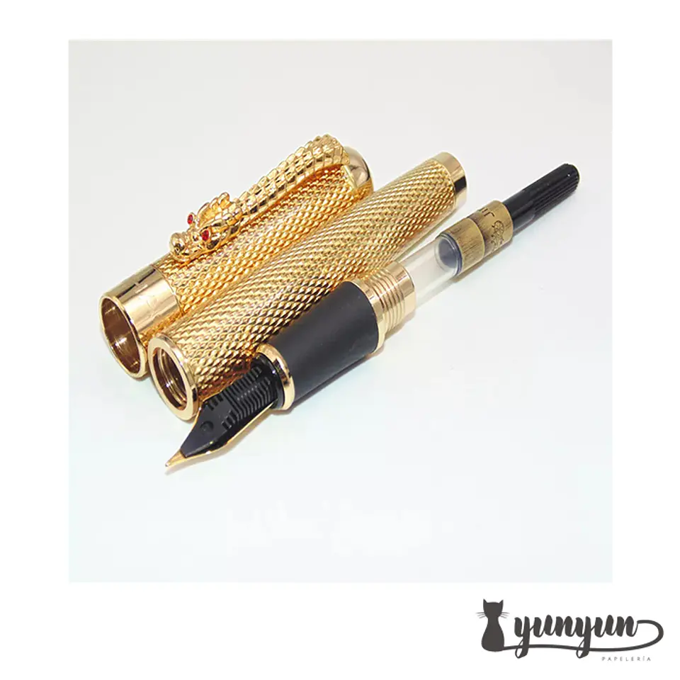 Pluma JINHAO  1200 - Dragón Dorado 2