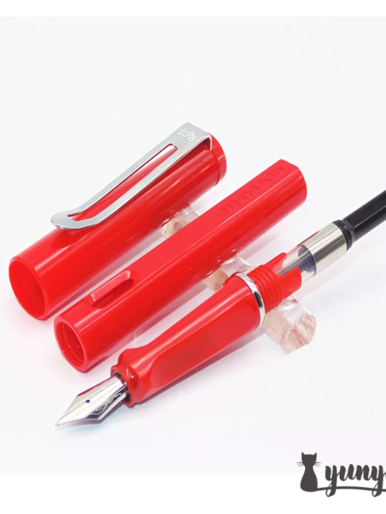 Pluma Fuente JINHAO 599 - Rojo 3