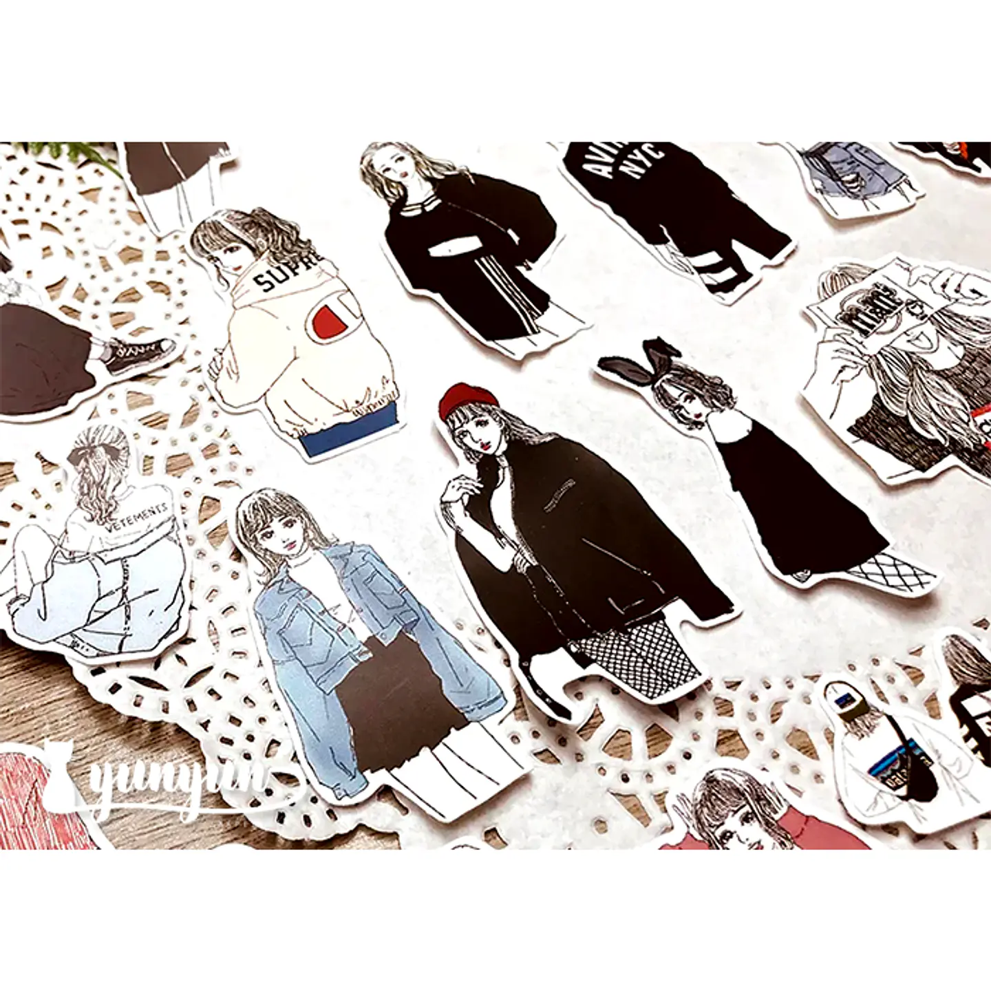 Stickers Girls II - 32 pzas 2