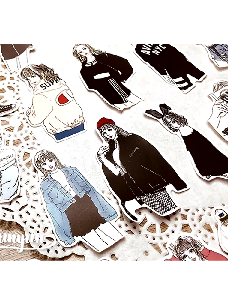 Stickers Girls II - 32 pzas 2