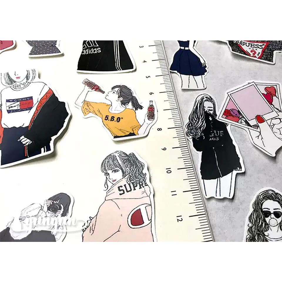 Stickers Girls II - 32 pzas 3