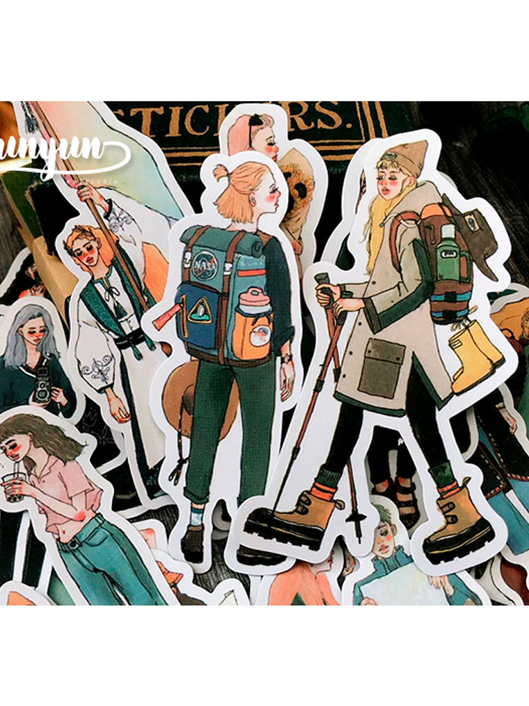 Stickers Girls III - 30 pzas 1