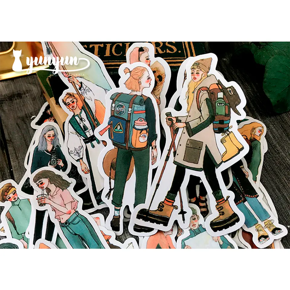 Stickers Girls III - 30 pzas 1