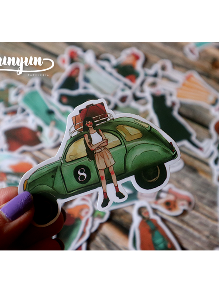 Stickers Girls III - 30 pzas 2