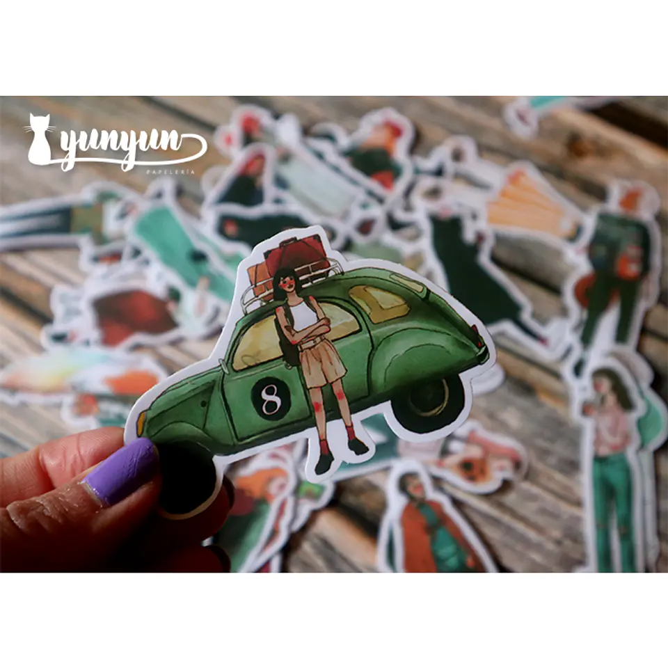 Stickers Girls III - 30 pzas 2