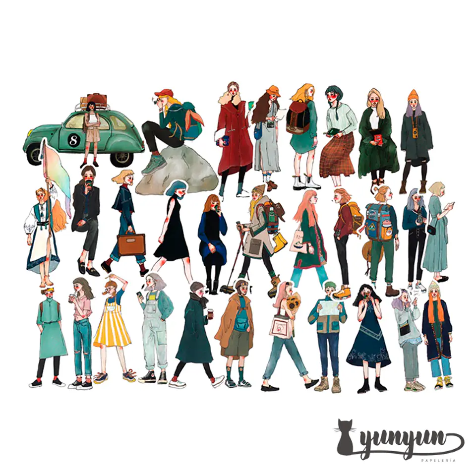 Stickers Girls III - 30 pzas 7