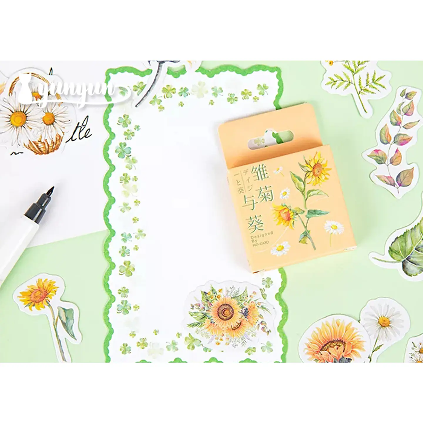 Caja Stickers Flores #2 - 45 pzas 3