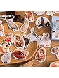 Caja Stickers Animales #34 - 45 pzas - Miniatura 1