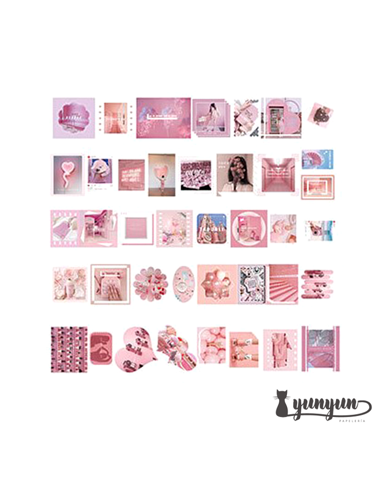 Caja XL Pink Life - 80 pzas