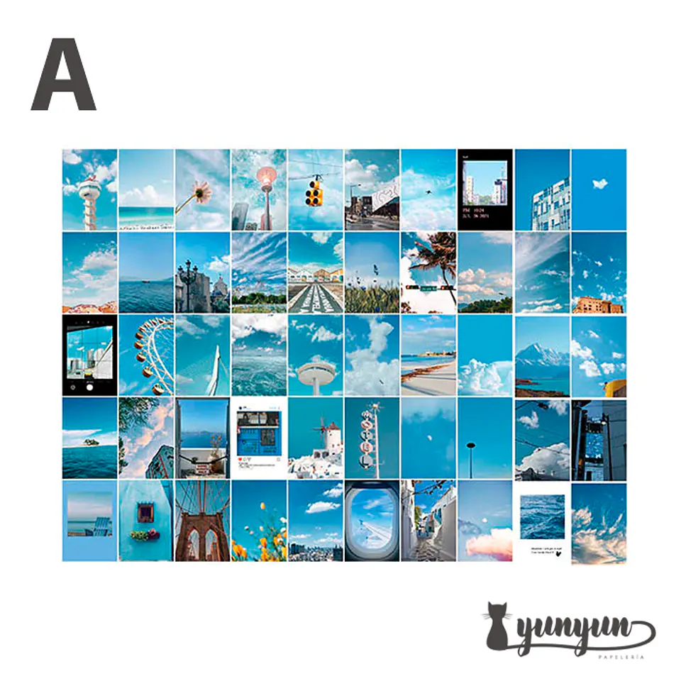Mini Sticker Book Paisajes - 50 pzas 9