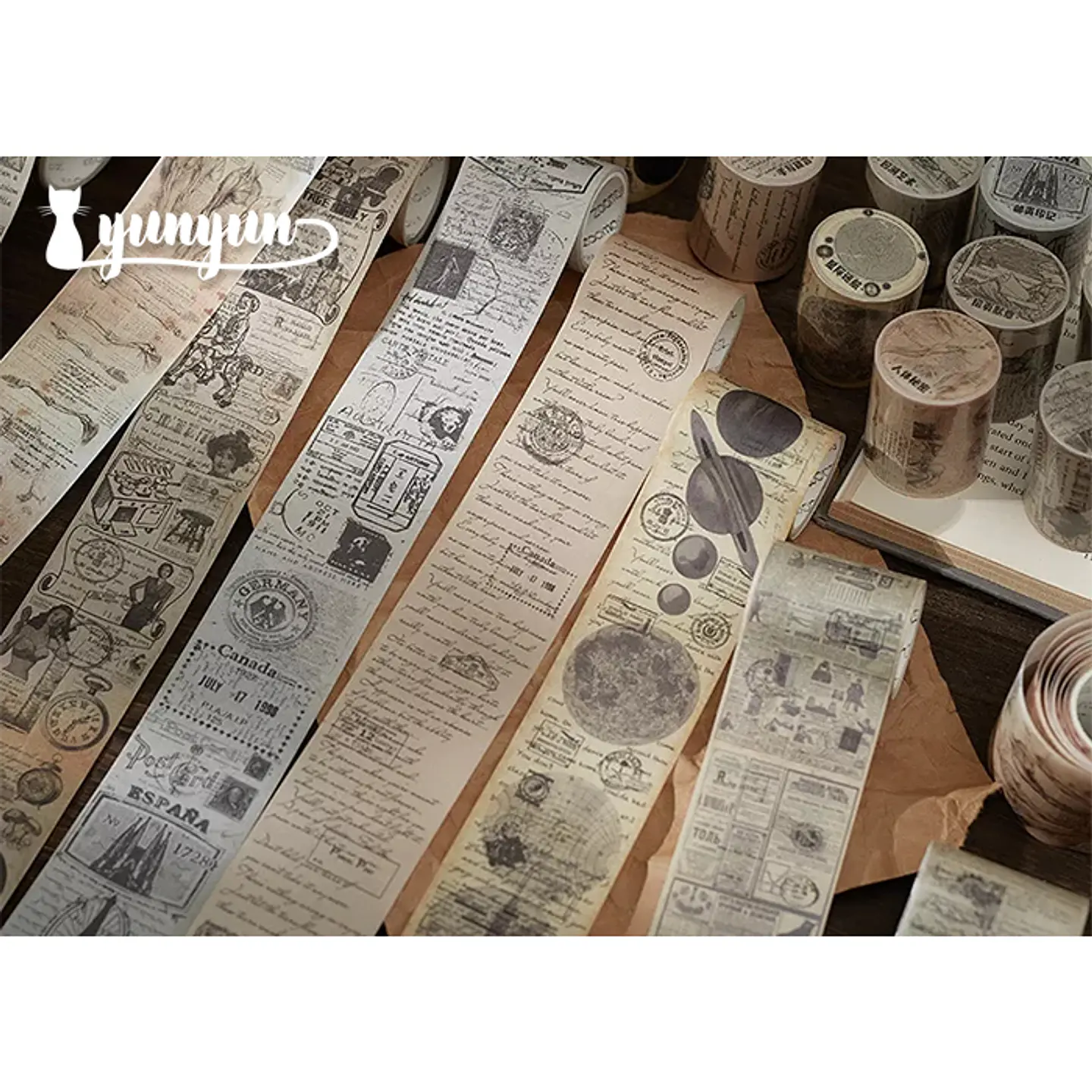 Washi Tapes Vintage II - 5 cm  1