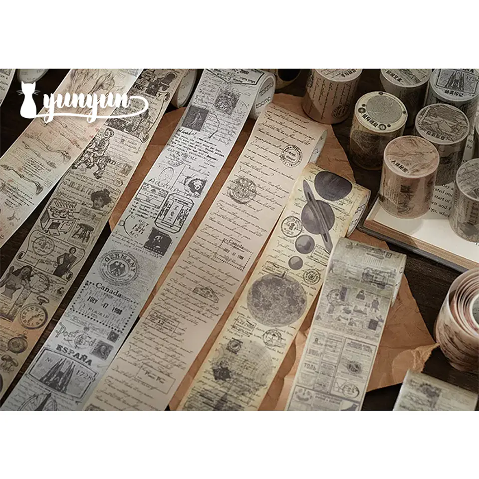 Washi Tapes Vintage II - 5 cm  1