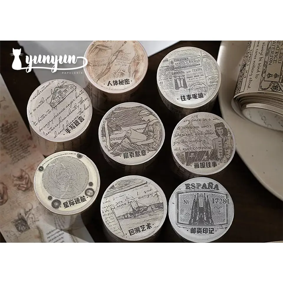 Washi Tapes Vintage II - 5 cm  2