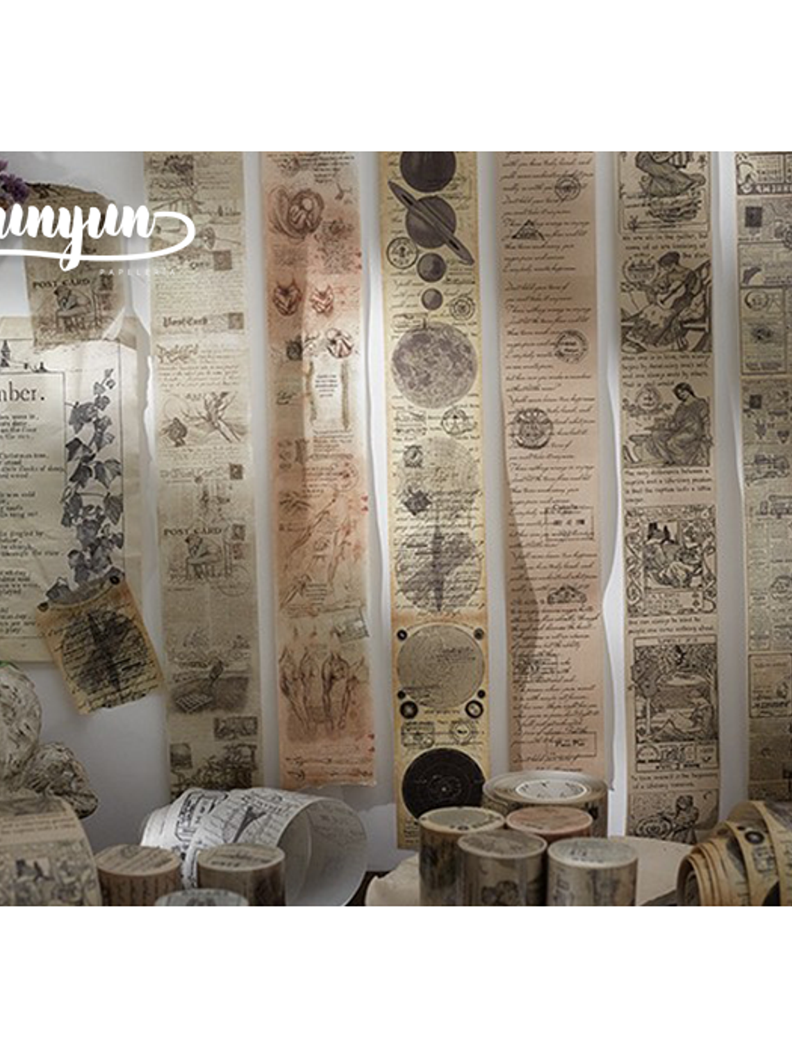 Washi Tapes Vintage II - 5 cm  4