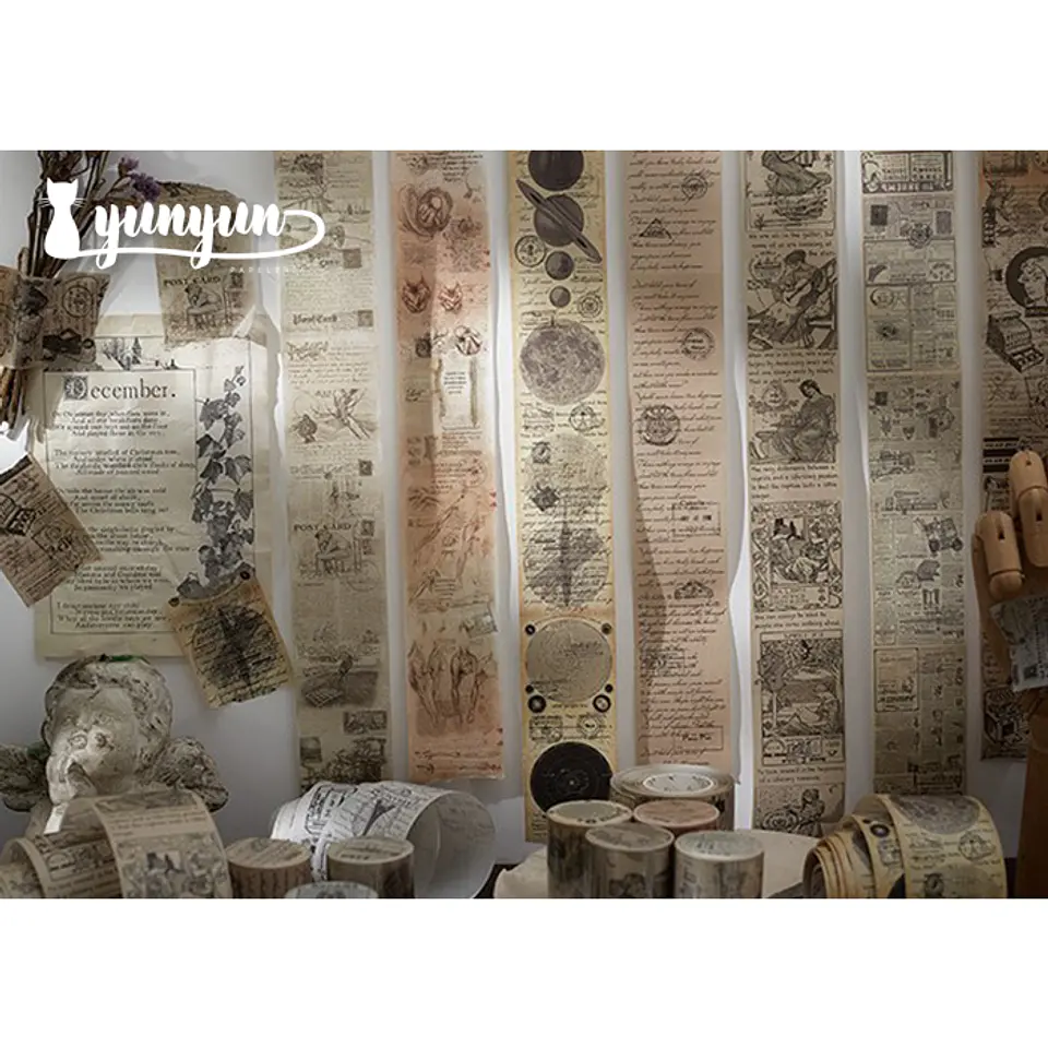 Washi Tapes Vintage II - 5 cm  4