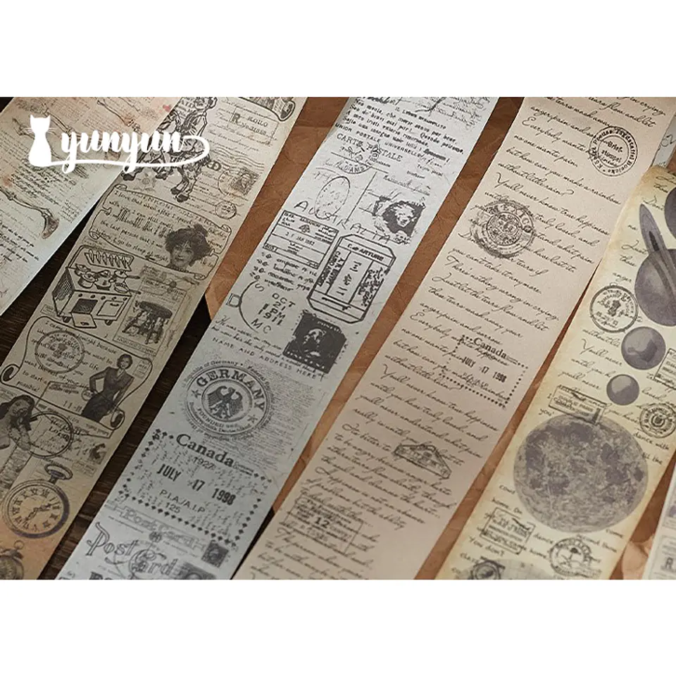 Washi Tapes Vintage II - 5 cm  6