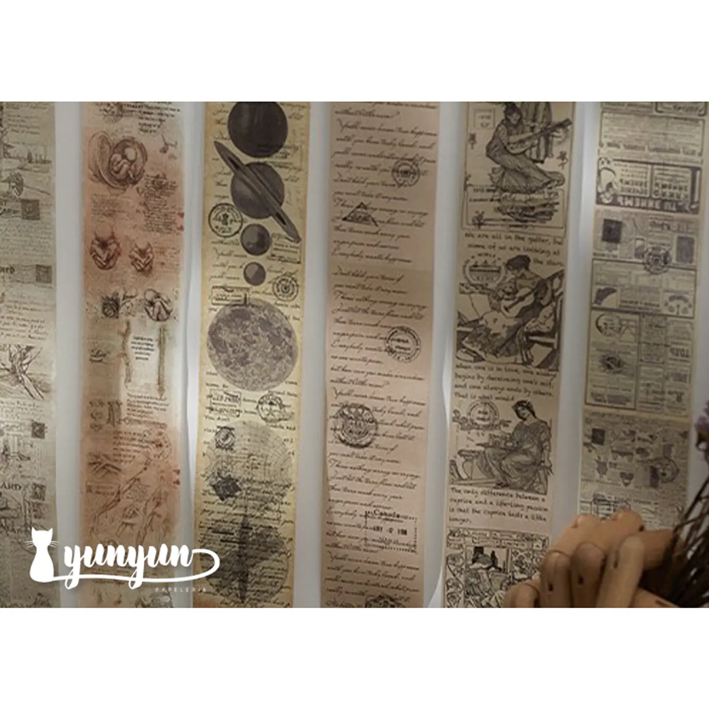 Washi Tapes Vintage II - 5 cm  9
