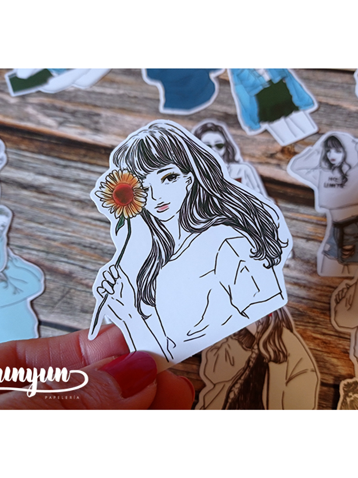 Stickers Girls VI - 19 pzas  2