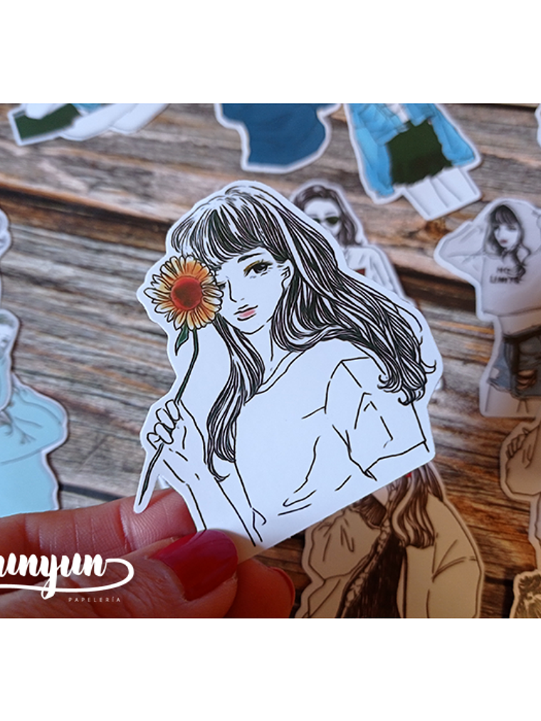 Stickers Girls VI - 19 pzas  2