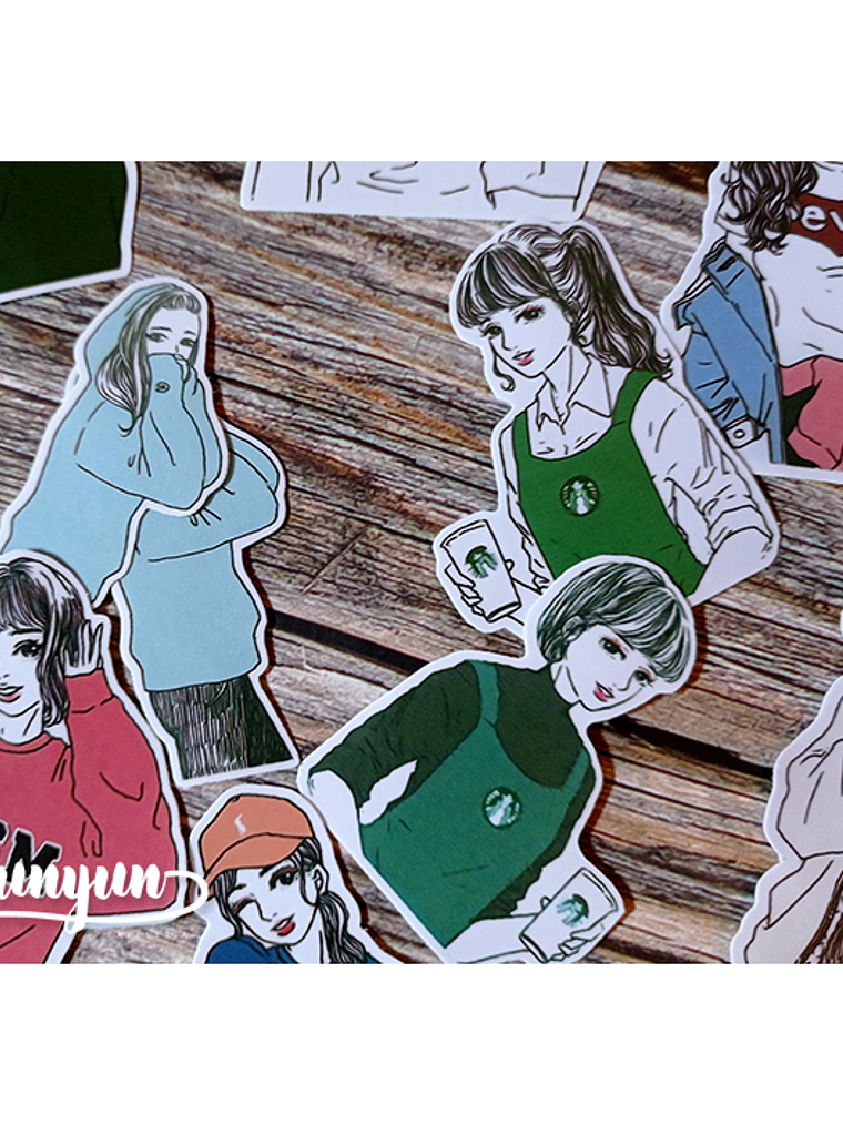 Stickers Girls VI - 19 pzas  4