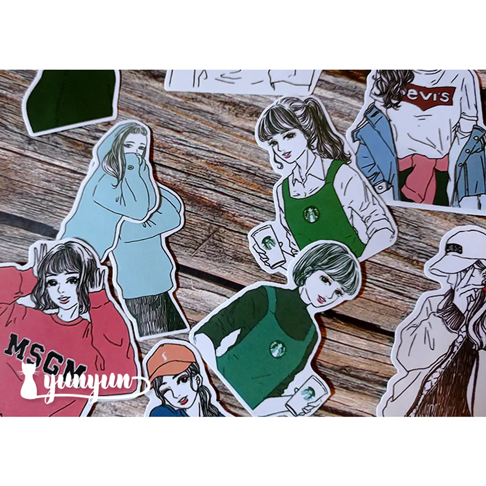 Stickers Girls VI - 19 pzas  4