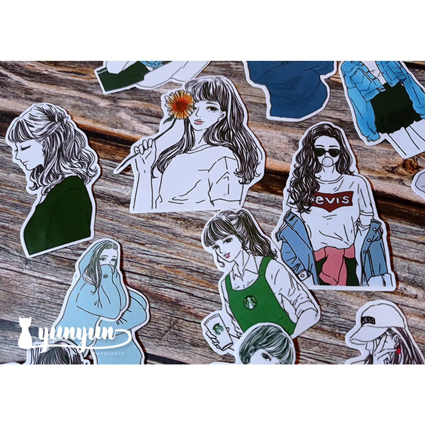 Stickers Girls VI - 19 pzas  5