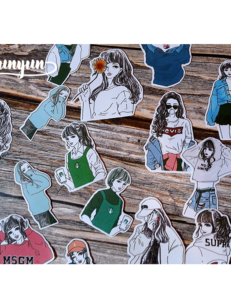 Stickers Girls VI - 19 pzas  6