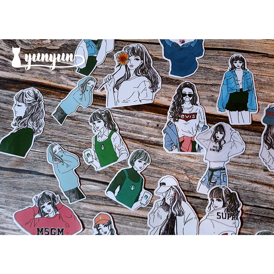 Stickers Girls VI - 19 pzas  6