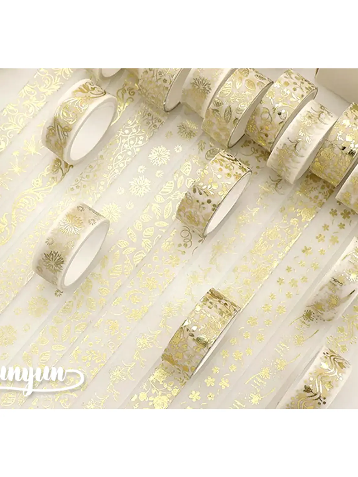 Pack 12 Cintas Foil - Golden 1