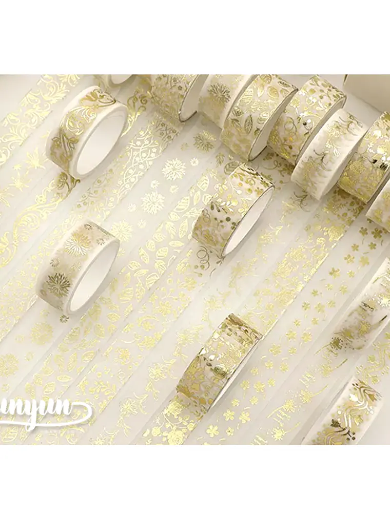 Pack 12 Cintas Foil - Golden 1