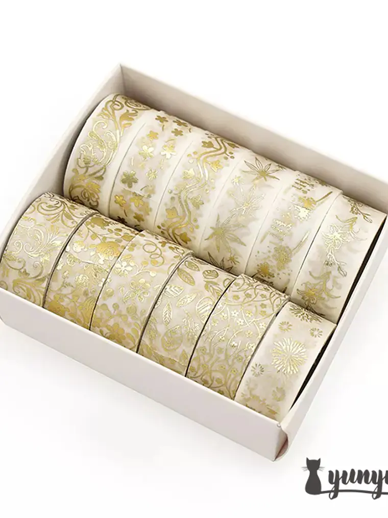 Pack 12 Cintas Foil - Golden 2